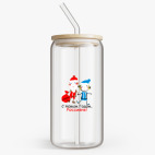 Банка с бамбуковой крышкой