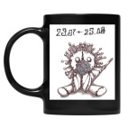 Кружка цветная UV-DTF