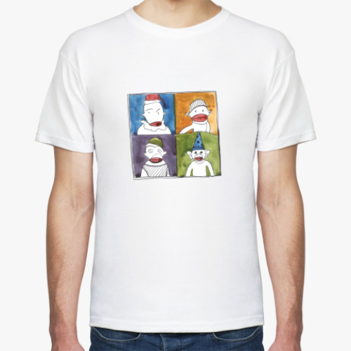 Футболка с принтом Обезьяны