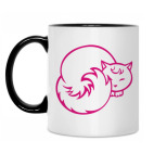 Кружка двухцветная