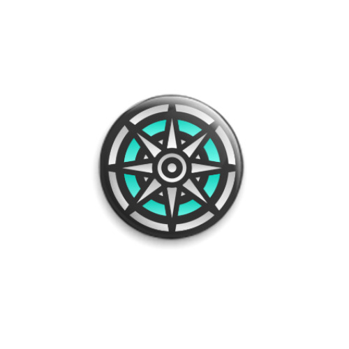 Значок 25мм с принтом Explorer Platinum 10000