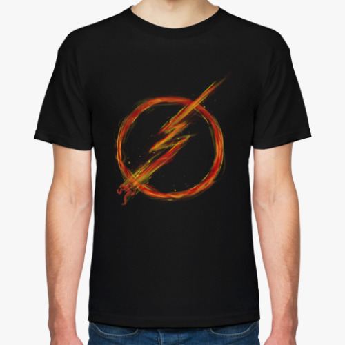 Футболка с принтом Молниеносная скорость
