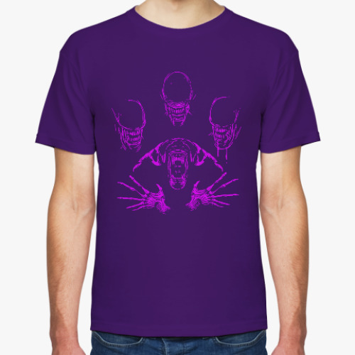 Футболка с принтом Чужой