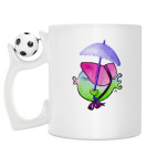 Кружка с футбольным мячиком