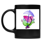 Кружка цветная UV-DTF