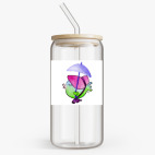 Банка с бамбуковой крышкой