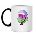 Кружка двухцветная