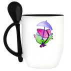 Кружка с ложкой