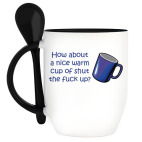 Кружка с ложкой