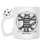 Кружка с футбольным мячиком