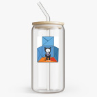 Банка с бамбуковой крышкой