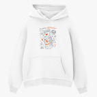 Толстовка худи оверсайз