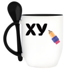 Кружка с ложкой