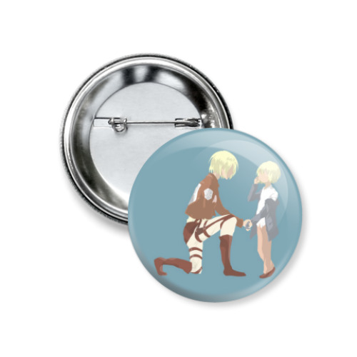 Значок 37мм с принтом Армин Shingeki no Kyojin Attack on Titan