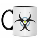 Кружка двухцветная