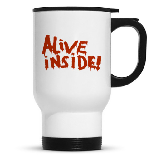 Кружка-термос с принтом Биологическая опасность