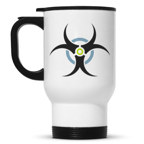 Кружка-термос с принтом Биологическая опасность