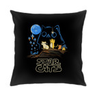 Подушка 35x35 см с цветной обратной стороной star cats