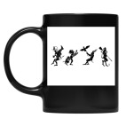 Кружка цветная UV-DTF