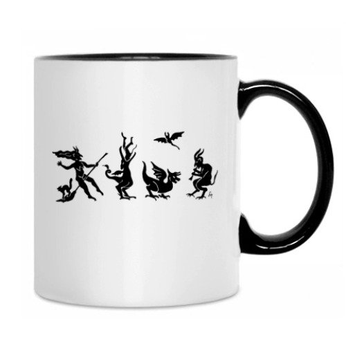 Кружка с принтом 'Черти'