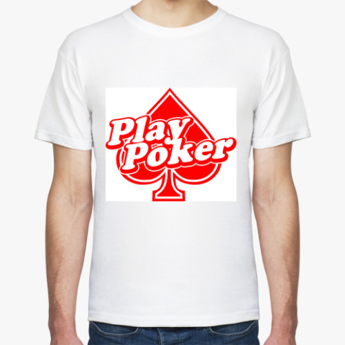 Футболка с принтом PlayPoker