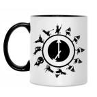 Кружка двухцветная