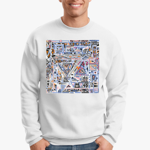 Свитшот с принтом Ташизм