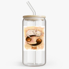 Банка с бамбуковой крышкой