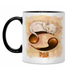 Кружка двухцветная