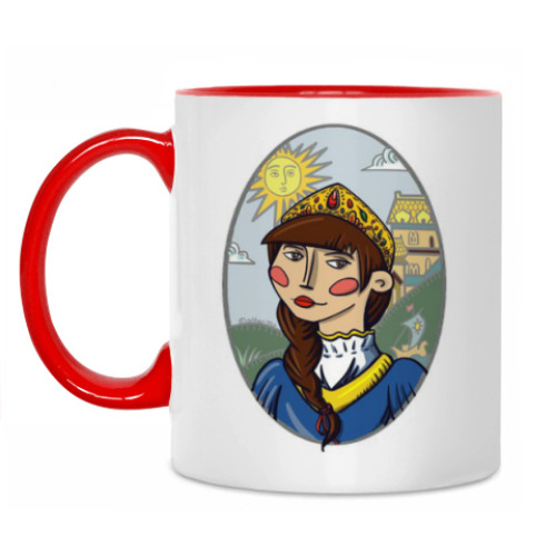 Кружка с принтом Царевна