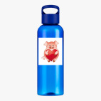 Прозрачная спортивная бутылка