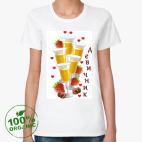 Женская футболка органик