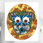 Маска удивленной обезьяны