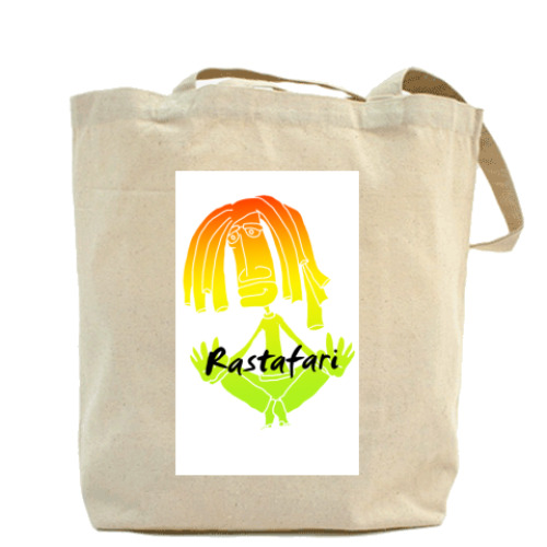 Сумка шоппер с принтом Растаман