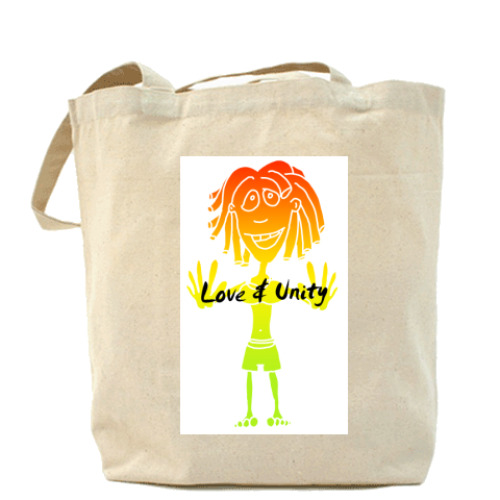 Сумка шоппер с принтом Растаман