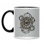 Кружка двухцветная