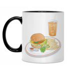 Кружка двухцветная