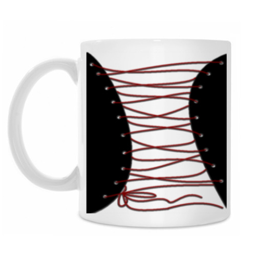 Кружка с принтом 'Корсет'