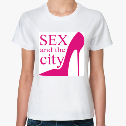 Классическая футболка с принтом SEX and The City