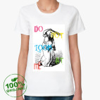 Женская футболка органик