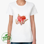 Женская футболка органик