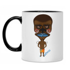 Кружка двухцветная