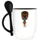 Кружка с ложкой