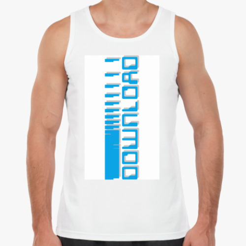 Майка с принтом  «DOWNLOAD»