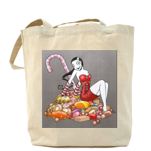 Сумка шоппер с принтом  Nemi