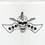 череп с гитарой