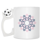 Кружка с футбольным мячиком