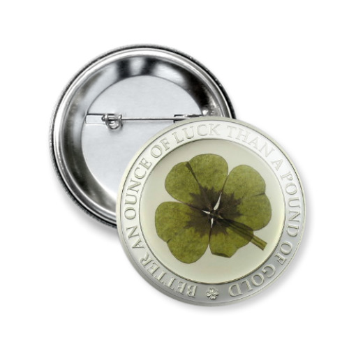 Значок 50мм с принтом Irish