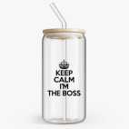 Банка с бамбуковой крышкой