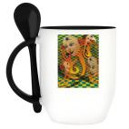 Кружка с ложкой